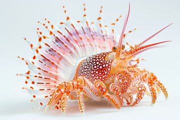 b'A stunning photograph of a rare and unusual squat lobster'