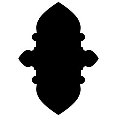 Islamic Label Emblem Shape Glyph Pictogram symbol visual illustration