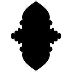 Islamic Label Emblem Shape Glyph Pictogram symbol visual illustration