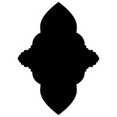 Islamic Label Emblem Shape Glyph Pictogram symbol visual illustration