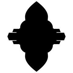 Islamic Label Emblem Shape Glyph Pictogram symbol visual illustration Timeless Pictogram Symbols: Traditional Turkish, Iranian, and Arabic Design for Ramadan & Eid Emblems