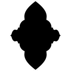 Islamic Label Emblem Shape Glyph Pictogram symbol visual illustration Timeless Pictogram Symbols: Traditional Turkish, Iranian, and Arabic Design for Ramadan & Eid Emblems