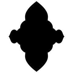 Islamic Label Emblem Shape Glyph Pictogram symbol visual illustration Timeless Pictogram Symbols: Traditional Turkish, Iranian, and Arabic Design for Ramadan & Eid Emblems