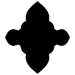 Islamic Label Emblem Shape Glyph Pictogram symbol visual illustration