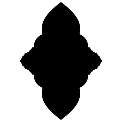 Islamic Label Emblem Shape Glyph Pictogram symbol visual illustration