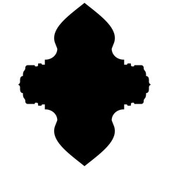 Islamic Label Emblem Shape Glyph Pictogram symbol visual illustration