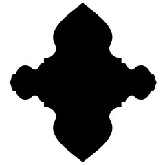 Islamic Label Emblem Shape Glyph Pictogram symbol visual illustration