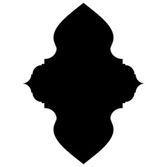 Islamic Label Emblem Shape Glyph Pictogram symbol visual illustration