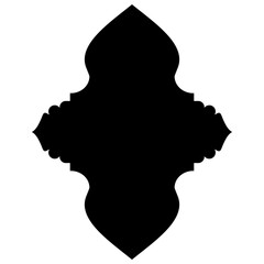 Islamic Label Emblem Shape Glyph Pictogram symbol visual illustration