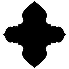 Islamic Label Emblem Shape Glyph Pictogram symbol visual illustration