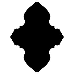 Islamic Label Emblem Shape Glyph Pictogram symbol visual illustration