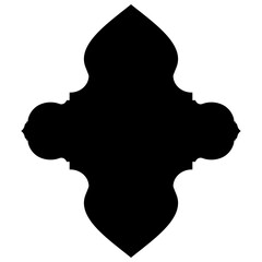 Islamic Label Emblem Shape Glyph Pictogram symbol visual illustration