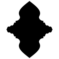 Islamic Label Emblem Shape Glyph Pictogram symbol visual illustration