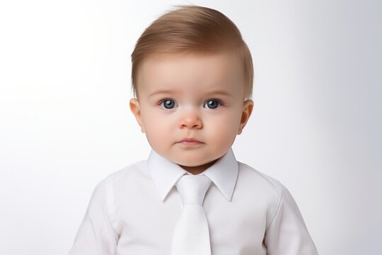 Baby business portrait photo tie.