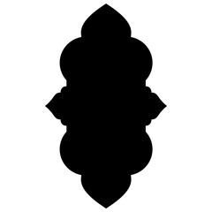 Islamic Label Emblem Shape Glyph Pictogram symbol visual illustration