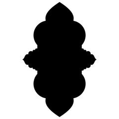 Islamic Label Emblem Shape Glyph Pictogram symbol visual illustration