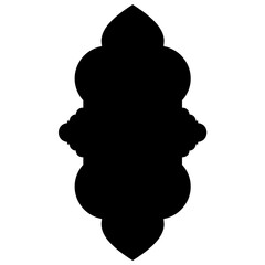Islamic Label Emblem Shape Glyph Pictogram symbol visual illustration
