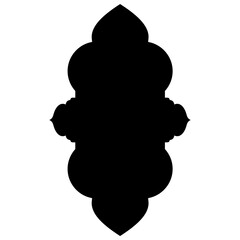 Islamic Label Emblem Shape Glyph Pictogram symbol visual illustration