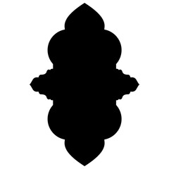 Islamic Label Emblem Shape Glyph Pictogram symbol visual illustration
