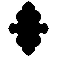 Islamic Label Emblem Shape Glyph Pictogram symbol visual illustration