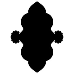Islamic Label Emblem Shape Glyph Pictogram symbol visual illustration