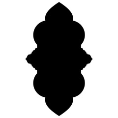 Islamic Label Emblem Shape Glyph Pictogram symbol visual illustration