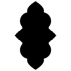 Islamic Label Emblem Shape Glyph Pictogram symbol visual illustration
