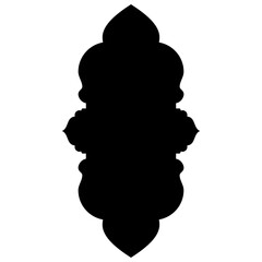 Islamic Label Emblem Shape Glyph Pictogram symbol visual illustration