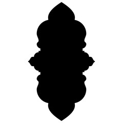 Islamic Label Emblem Shape Glyph Pictogram symbol visual illustration
