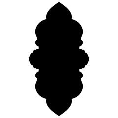 Islamic Label Emblem Shape Glyph Pictogram symbol visual illustration