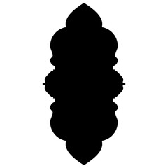 Islamic Label Emblem Shape Glyph Pictogram symbol visual illustration