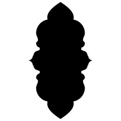 Islamic Label Emblem Shape Glyph Pictogram symbol visual illustration