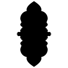 Islamic Label Emblem Shape Glyph Pictogram symbol visual illustration