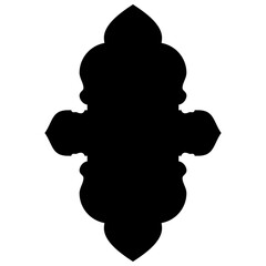 Islamic Label Emblem Shape Glyph Pictogram symbol visual illustration