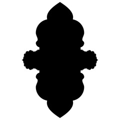 Islamic Label Emblem Shape Glyph Pictogram symbol visual illustration
