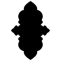 Islamic Label Emblem Shape Glyph Pictogram symbol visual illustration
