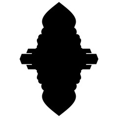 Islamic Label Emblem Shape Glyph Pictogram symbol visual illustration