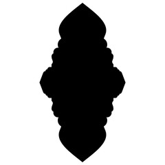 Islamic Label Emblem Shape Glyph Pictogram symbol visual illustration
