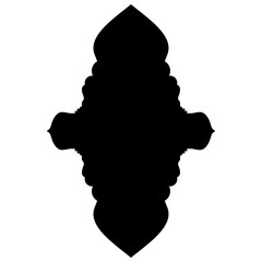 Islamic Label Emblem Shape Glyph Pictogram symbol visual illustration