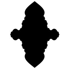 Islamic Label Emblem Shape Glyph Pictogram symbol visual illustration