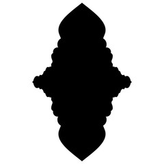 Islamic Label Emblem Shape Glyph Pictogram symbol visual illustration