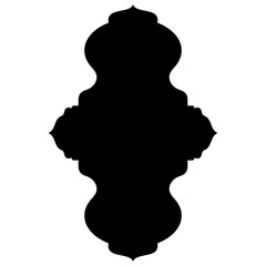 Islamic Label Emblem Shape Glyph Pictogram symbol visual illustration