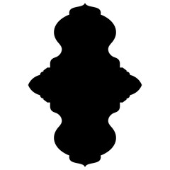 Islamic Label Emblem Shape Glyph Pictogram symbol visual illustration