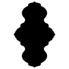 Islamic Label Emblem Shape Glyph Pictogram symbol visual illustration