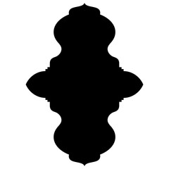 Islamic Label Emblem Shape Glyph Pictogram symbol visual illustration