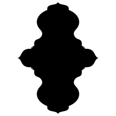 Islamic Label Emblem Shape Glyph Pictogram symbol visual illustration