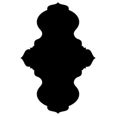 Islamic Label Emblem Shape Glyph Pictogram symbol visual illustration