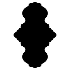 Islamic Label Emblem Shape Glyph Pictogram symbol visual illustration