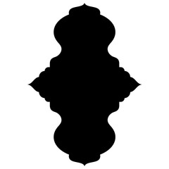Islamic Label Emblem Shape Glyph Pictogram symbol visual illustration