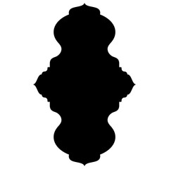 Islamic Label Emblem Shape Glyph Pictogram symbol visual illustration